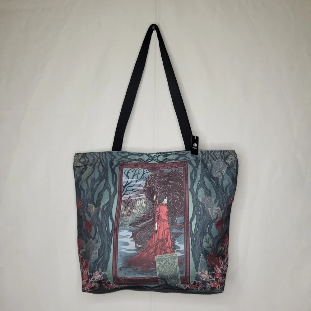 Fairyloot ~ One Dark Window Canvas Totebag ~ Gothic Romance - Picture 4 of 4